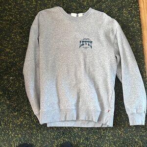 Levi's Classic Gray Crewneck Sweater